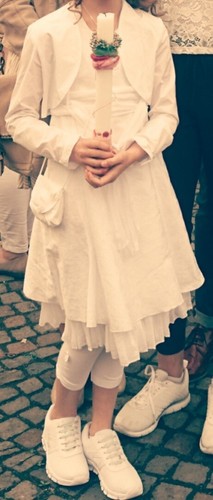 Kommunionkleid bolero - +,