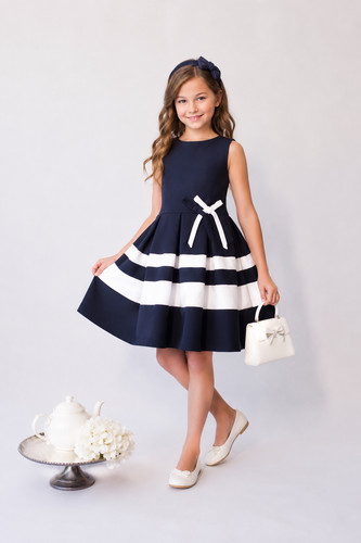 Mädchen festkleid mit - festkleid,