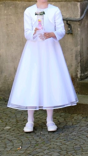 Kommunionkleid mit bolero - kommunionkleid,