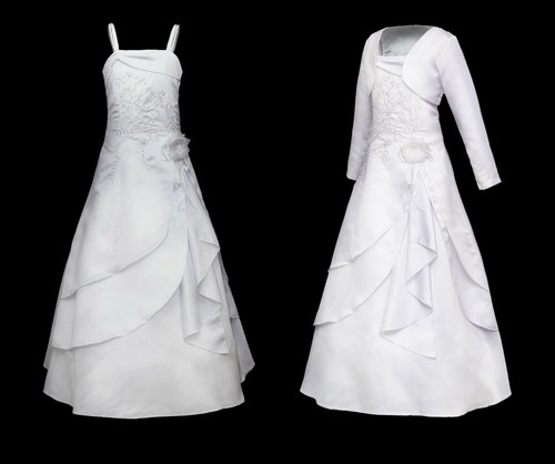 Kommunionkleid bolero neu - kommunionkleid,