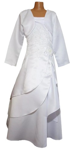 Kommunionkleid bolero set - -,